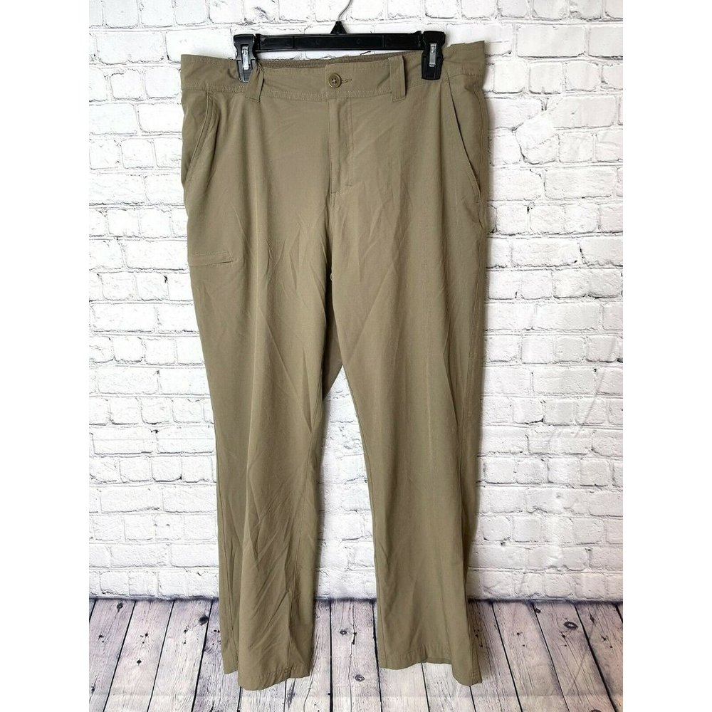 Columbia mens omni sheild pants tan size 34/30